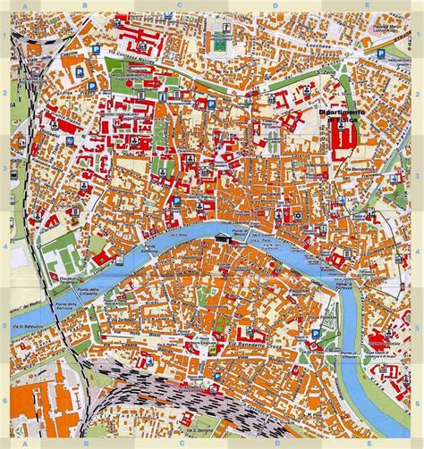 Mappa Di Pisa 3 Pisa Map 3