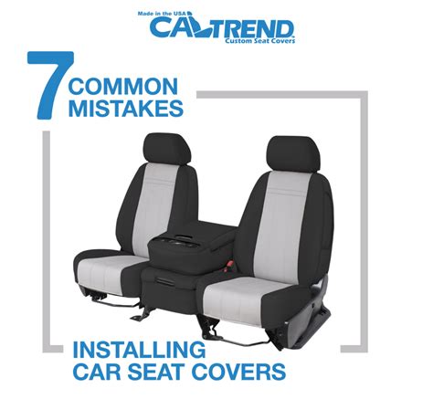 Common Mistakes Installing Car Seat Covers - CalTrend