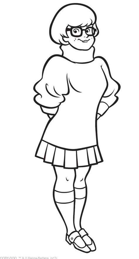 Scooby Doo Velma Coloring Pages Check More At