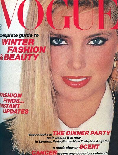 1979 Vogue Cover 80s Makeup Begins Vogue Magazine Covers Vogue