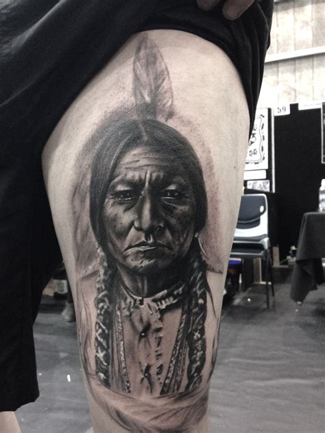 Native American Indian Chief By Kristen Sorrenson Indian Tattoo Native Indian Tattoos