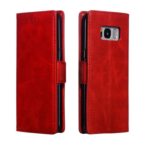 Luxury Vintage Leather Case For Samsung Galaxy S8 Plus Flip Book Wallet
