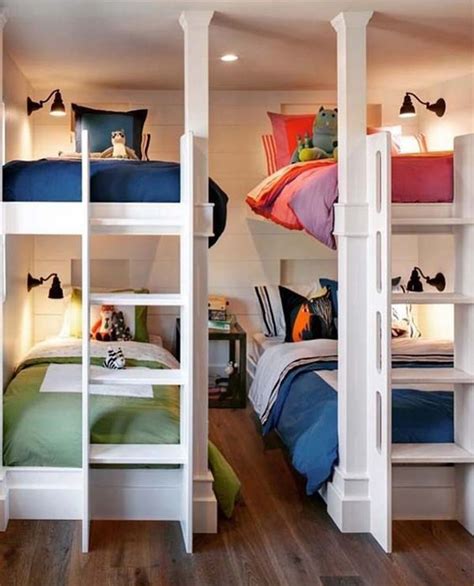 40 Cute Triple Bunk Bed Design Ideas For Kids Rooms To Have Bunk Bed