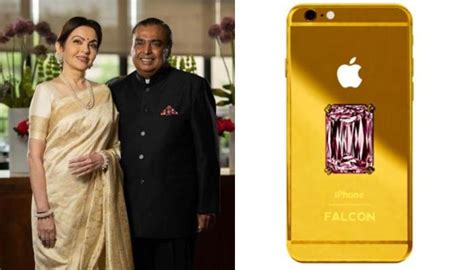 Nita Ambanis Gold Iphone With A Huge Diamond Worth Usd 485 Million