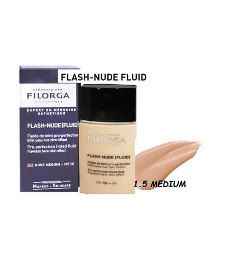 filorga flash nude fluid fluide de teint 1 5 medium nude innovation