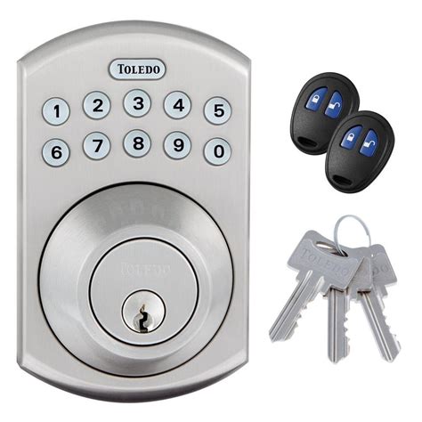 Toledo Electronic Stainless Steel Deadbolt With Remote Control Cv180e