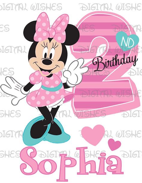 Minnie Mouse 2nd Birthday Clipart 10 Free Cliparts Download Images On
