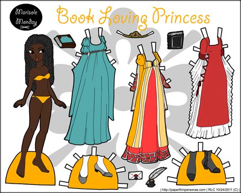We've got you covered there too with the printable paper doll templates below. Printable Black Princess Paper Doll