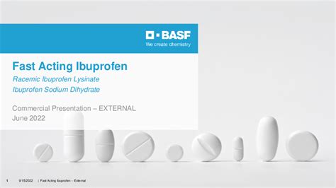 Ibuprofen Sodium Dihydrate Basf Pharma