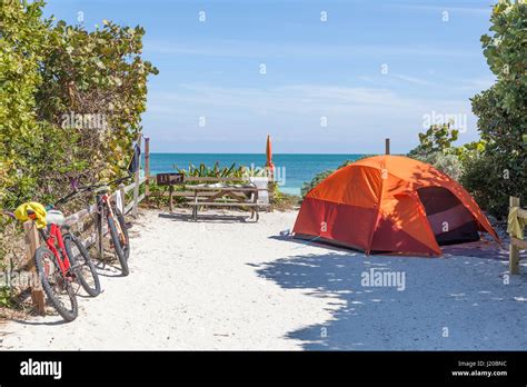 Camping At The Beach In Bahia Honda State Park Florida Keys United