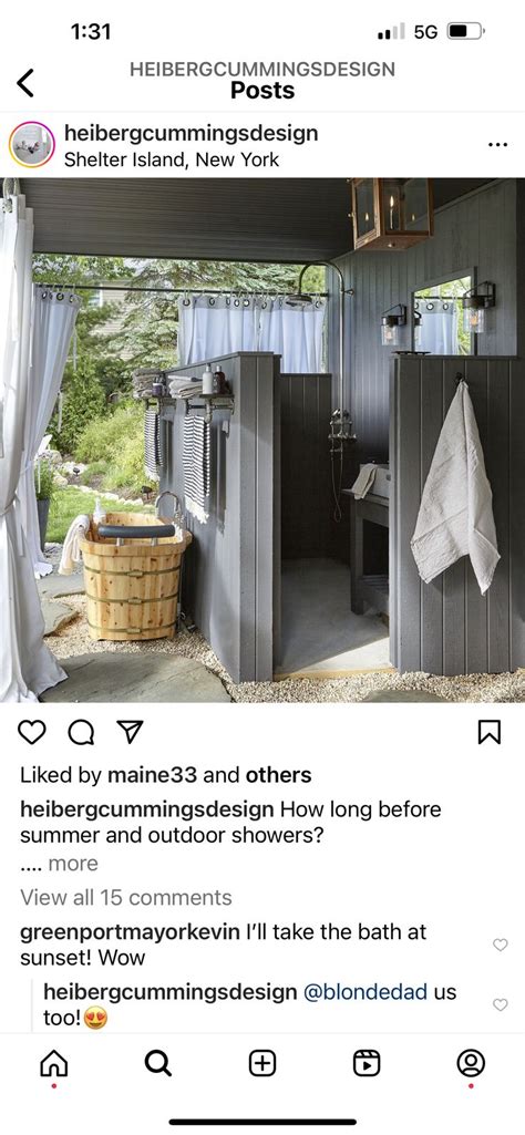 An Instagramted Photo Of A Bathroom And Shower