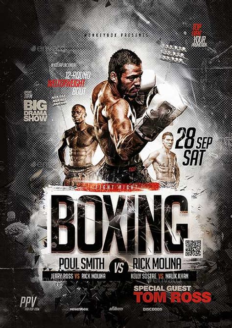 Boxing Night Flyer Template Download Ffflyer