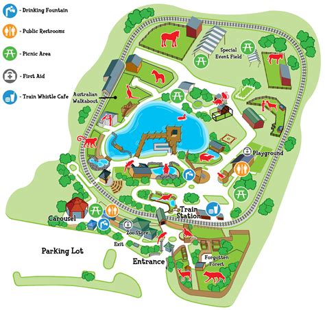 Zoo Map Layout