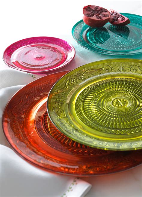 Product Photography Colored Glass Plates