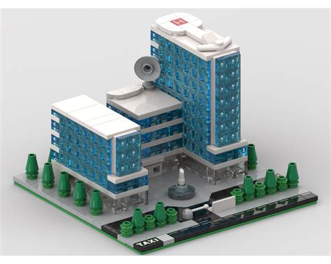 Lego Moc Microscale Hospital By Cirdec Rebrickable Build With Lego