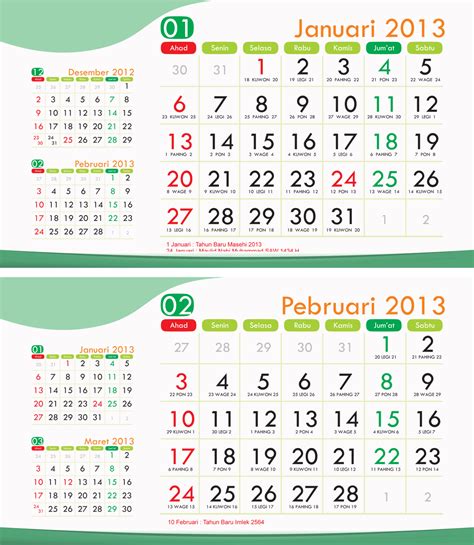 Template Kalender Meja Grafik Gratis