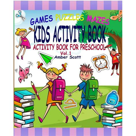 Kids Activity Book Activity Book For Preschool Vol 1