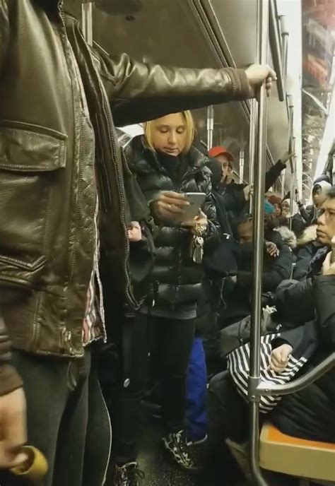 Views From The Edge People Acting Stupid Woman Goes Bonkers On Nyc Subway Passengers Defend