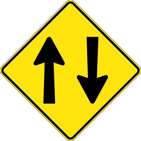 Two Way Traffic Picto Road Signs Uss