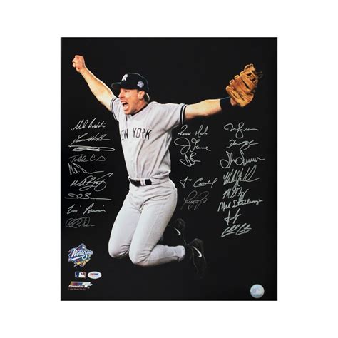 Ny Yankees 1998 World Series Champions Autographed 16x20 Photo Psadna