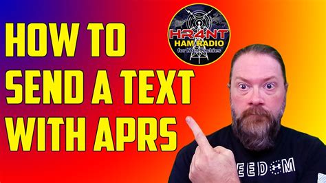 Texting With Ham Radio How To Send And Receive Sms Text With Aprs Youtube