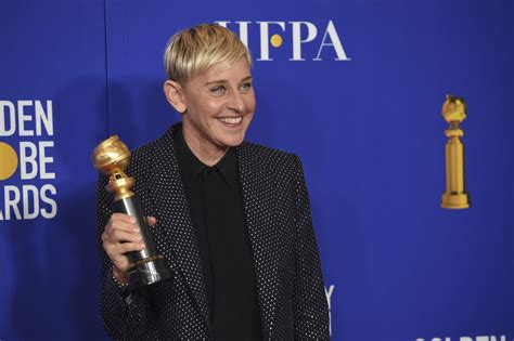 Globes Special Award Degeneres Thanks Power Of Television The San