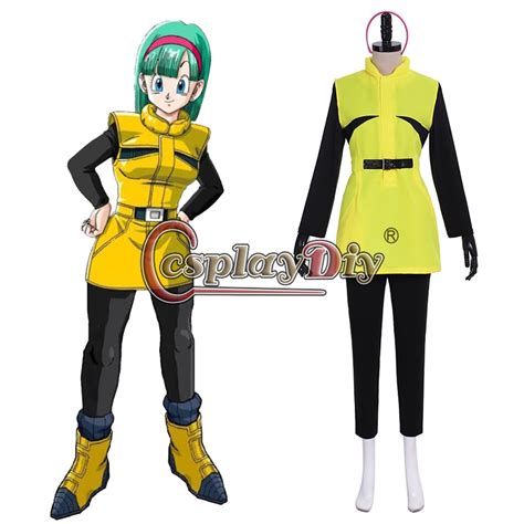 Just like dragon ball z 2 (the japanese version of budokai 2) had a battle damaged outfit for goku and a full outfit for piccolo, including cape and turban, as well as featuring kuriza as an alternate outfit for frieza, dragon ball z 3 has some new outfits as well: Cosplaydiy Dragon Ball Z Bulma Cosplay Costume Yellow Dress custom made,Dragon Ball