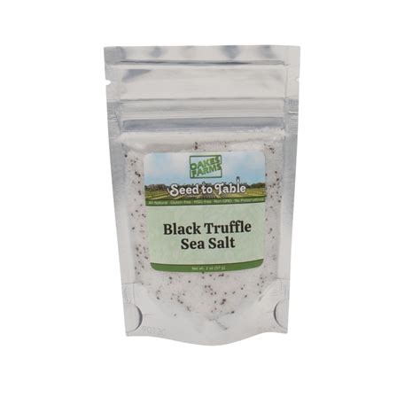 Black Truffle Sea Salt Seedtotabledirectdelivery
