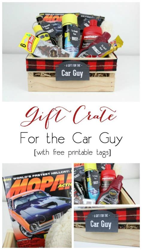 Gift Crates For Guys Car Sports Guys Gift Crates Car Guy Gifts