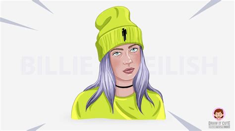 Drawing billie eilish in different cartoon/anime styles the simpsons adventure time rick and morty my little pony powerpuff girls. How to draw Billie Eilish - Draw it cute