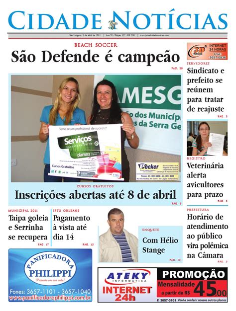Edição 337 Jornal Cidade Notícias By Cidade Notícias Jornal Issuu