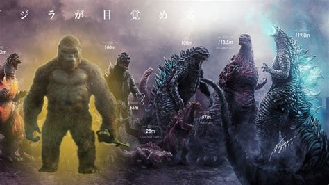 But godzilla would unleash his in any case i imagine he is still going to be smaller than godzilla come 2020. Godzilla Vs King Kong Size Comparison - ID Tren