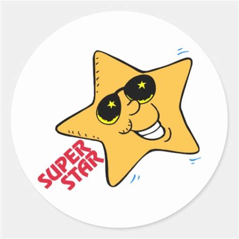Super Star Sticker Zazzle