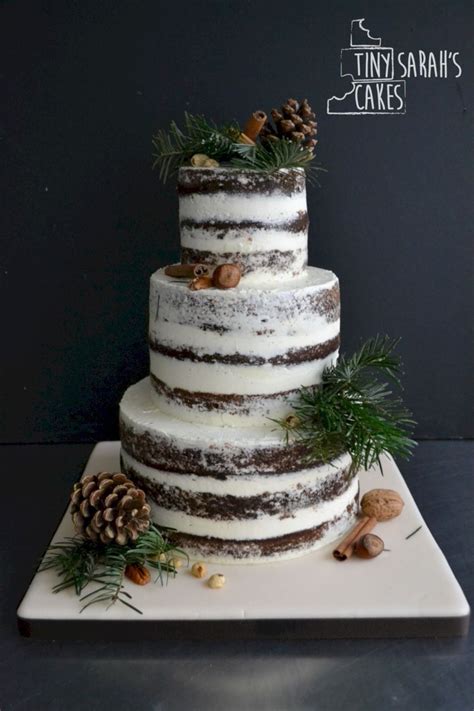 42 Romantic Rustic Winter Wedding Decoration Ideas With Images Winter Wedding Cake