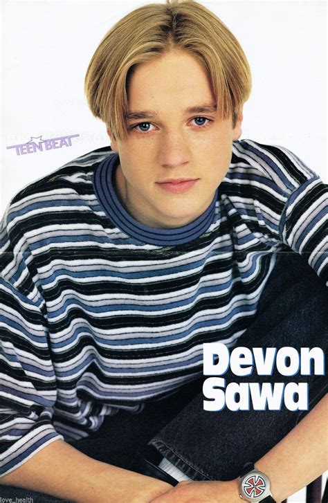 Devon Sawa Teen Beat Devon Sawa Devon 80s Actors
