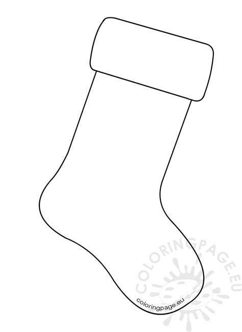 Free Printable Stocking Coloring Pages Printable World Holiday