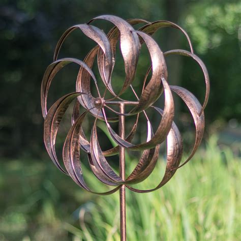Pemberley Bronze Garden Wind Sculpture Kinetic Wind Spinner Etsy