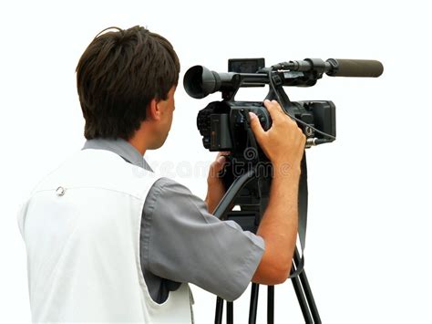 Cameraman Stock Photo Image Of Cameraman White Video 1691632