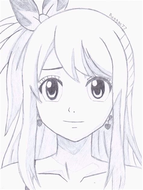Lucy Heartfilia Fairy Tail Desenhos De Anime Desenhos A Lápis