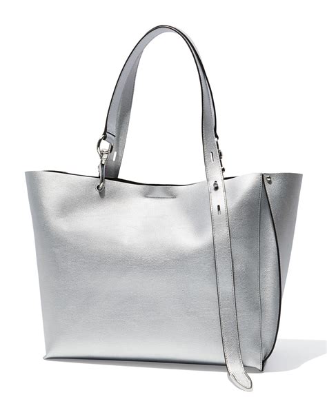 Rebecca Minkoff Stella Large Metallic Tote Bag Neiman Marcus