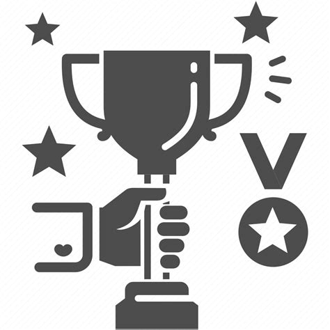 Hand Trophy Winner Icon Download On Iconfinder