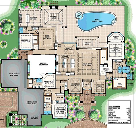 Luxury Estate Home Floor Plans Floorplans Click