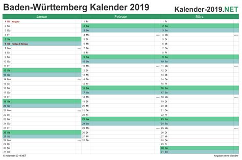 Alle ferienkalender kostenlos als pdf, mit feiertagen. Kalender Mit Ferien Baden Württemberg 2021 - Kalender 2021 ...