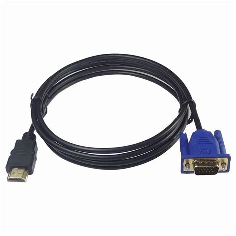 Hdmi Cable Hdmi To Vga 1080p Hd With Audio Adapter Cable Hdmi To Vga