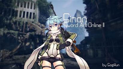 Sinon Sword Sao Ii Ggo 1080p Wallpapers