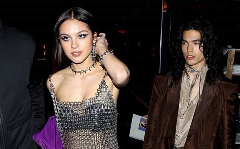 Olivia Rodrigo Wears See Through Chain Dress For Dinner With Conan Gray Conan Gray Olivia