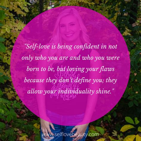 Allow Your Individuality To Shine Flaws And All Self Love