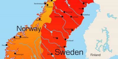 Mappa Di Svezia Svezia Su Una Mappa Europa Del Nord Europa Vrogue