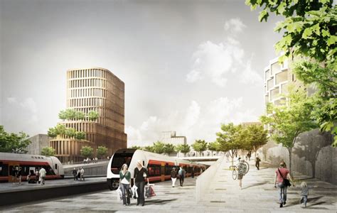 Vestby Urban Centre Transformation Plan By C F Moller Architects And