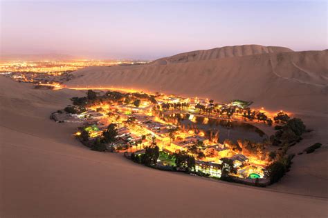 The Oasis Village Of Huacachina Peru Rbeamazed